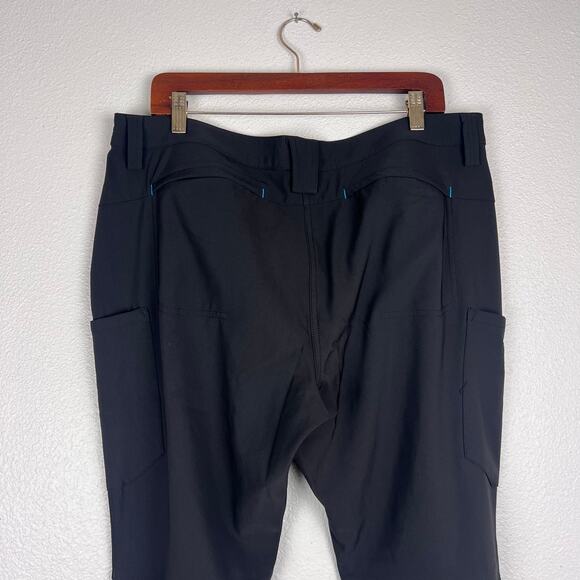 Amazon Women’s Cargo Work Pants XL Black Luly Yang Stretch Uniform Utility - Picture 8 of 9